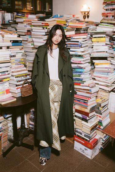 Zara 真皮化妝包 - 棕色 - 圖片 0