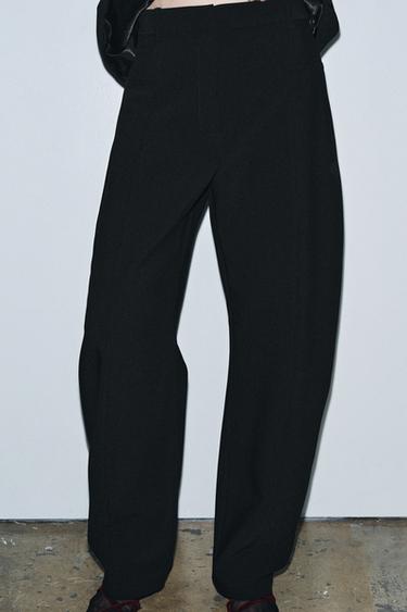 ZW COLLECTION BALLOON TROUSERS - Black by Zara