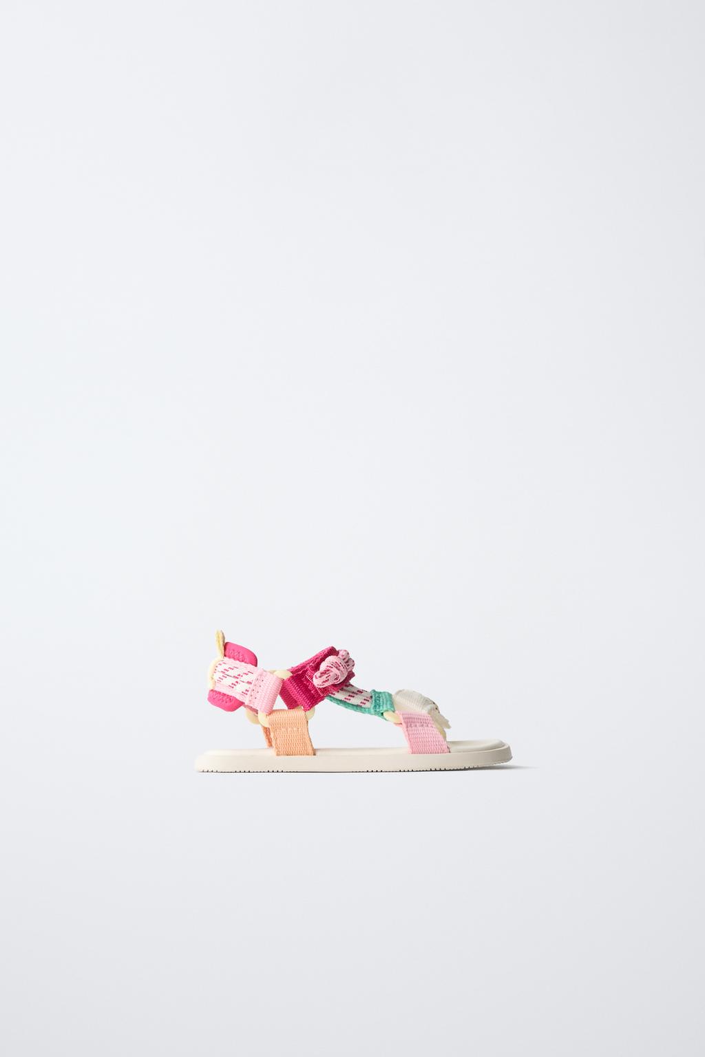 MULTI-COLOURED TECHNICAL BAREFOOT SANDALS