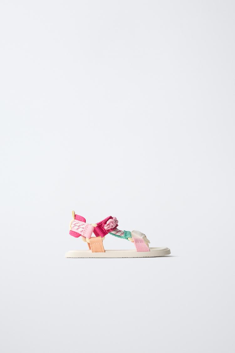 Sandalias técnicas multicolor para pies descalzos