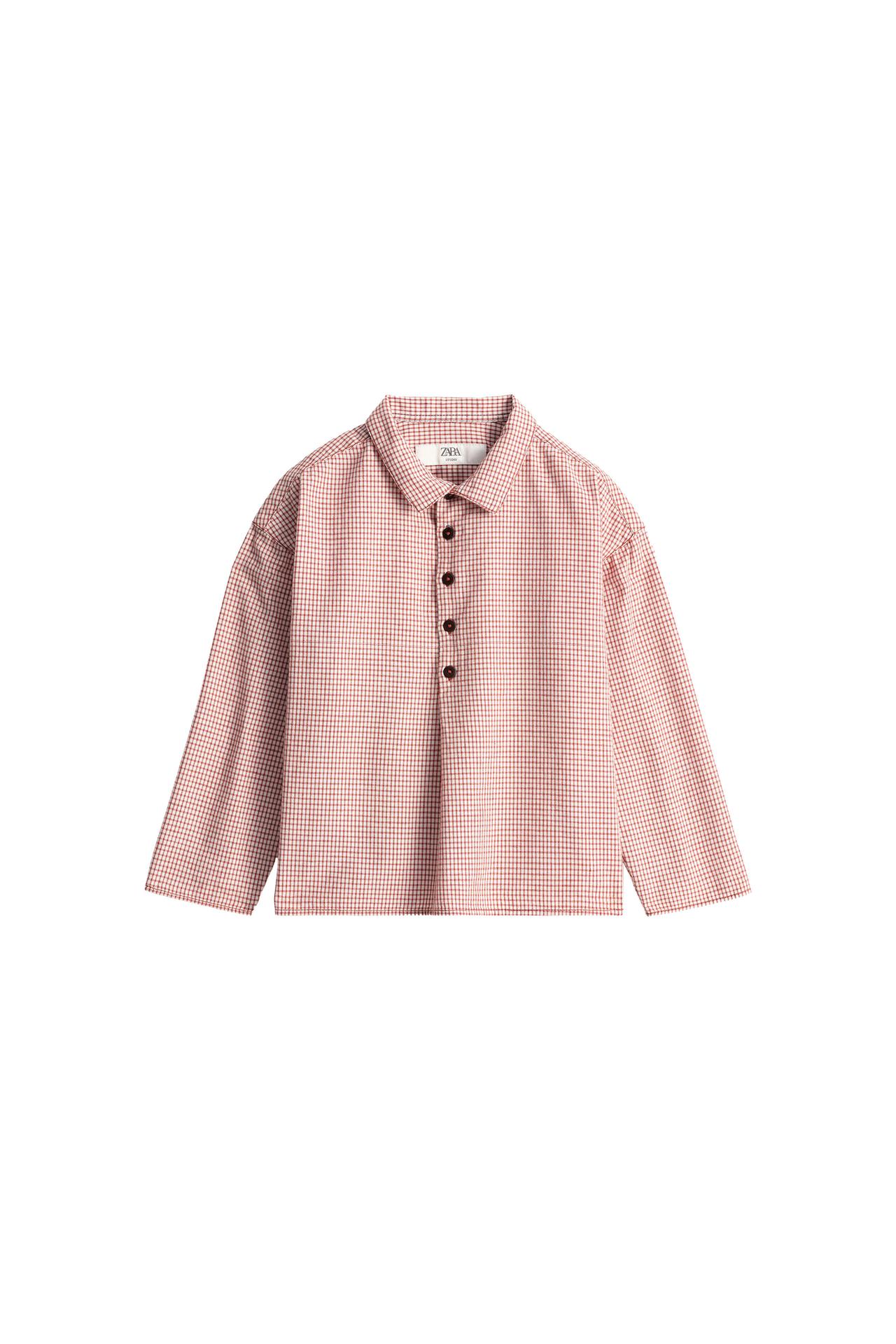 COTTON LINEN CHECK SHIRT LIMITED EDITION