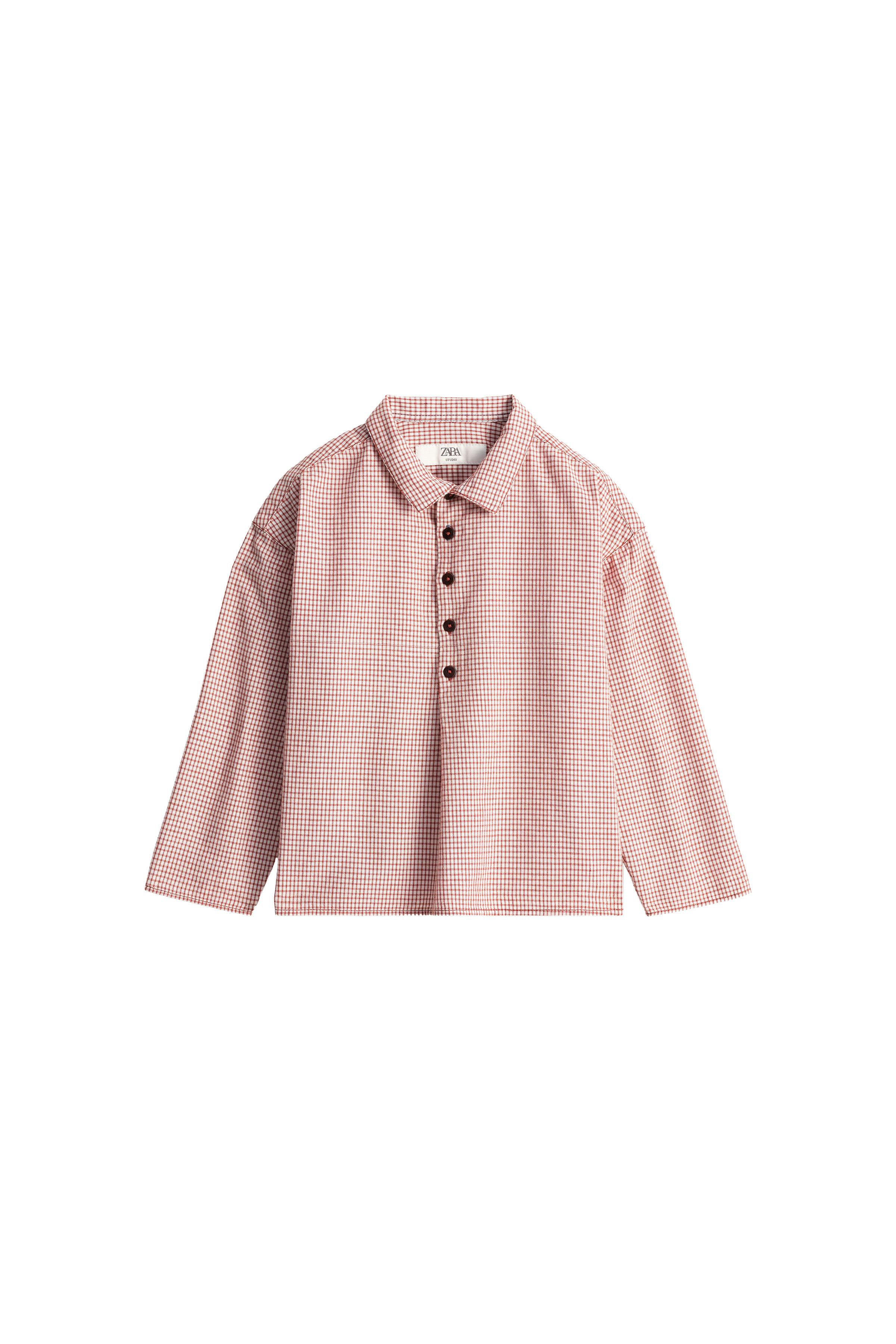 LIMITED EDITION COTTON-LINEN CHECK SHIRT