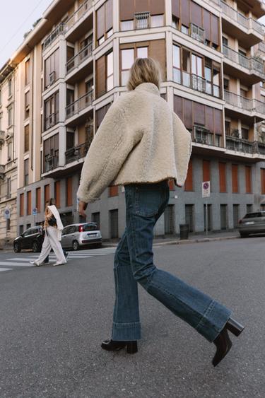 REVERSIBLE DOUBLE-FACED JACKET - camel by Zara - Image 6