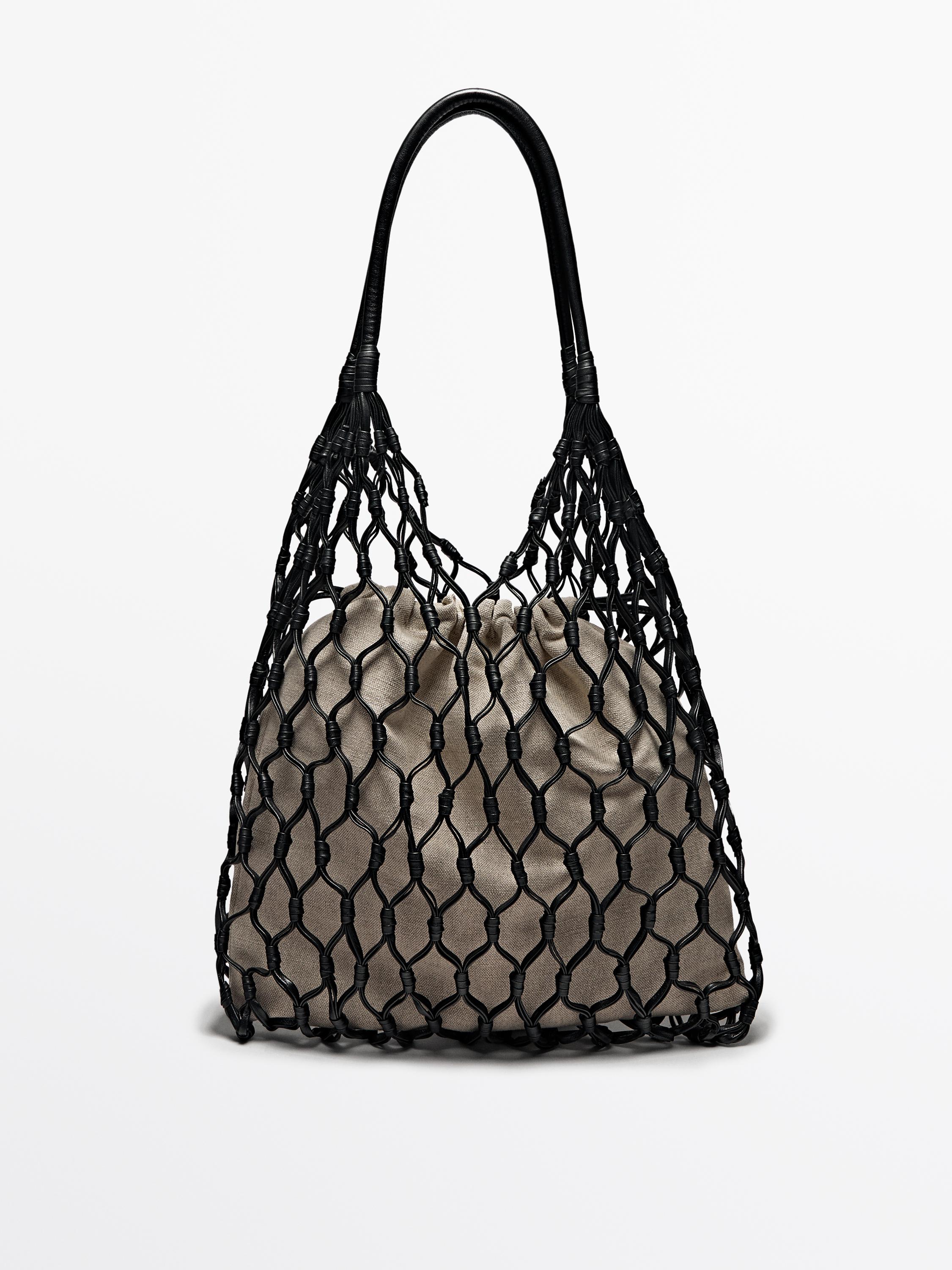 Zara mesh bag sale