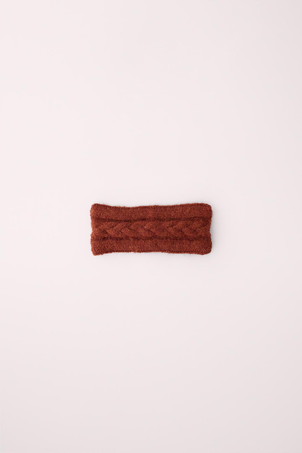 KNIT FLEECE HEADBAND CREATED BY CARAMEL LONDON X ZARA