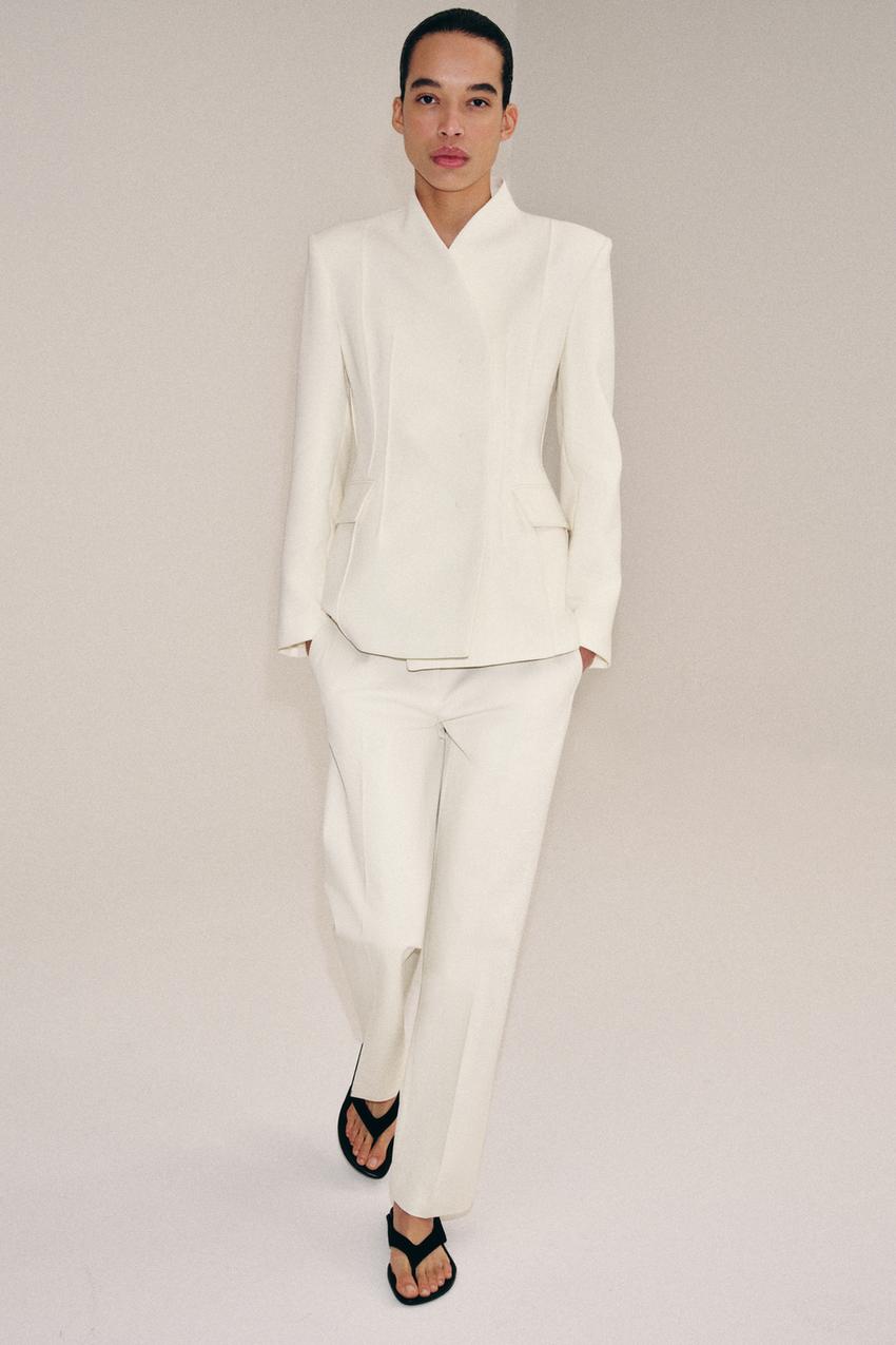 Zara - Tailored Blazer Zw Collection - Black - S - Woman Zara - Tailored Blazer Zw Collection - Black - S - Woman
