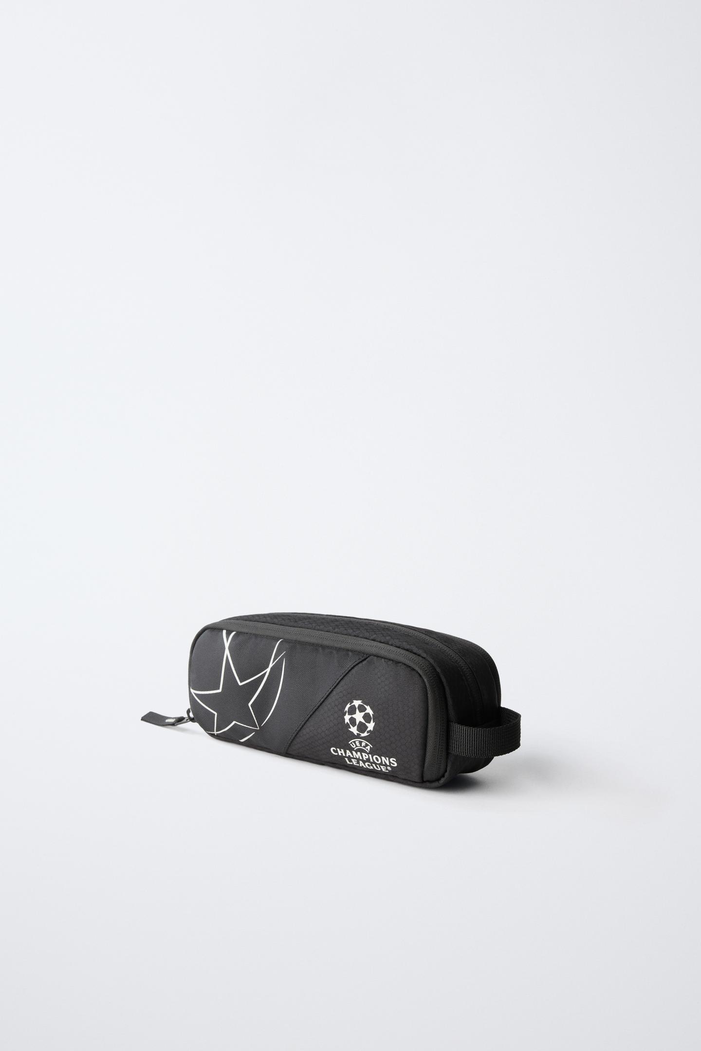 Детская сумка Zara UEFA Champions League® Glow-In-The-Dark Pouch, цвет: Чёрный — фото 2