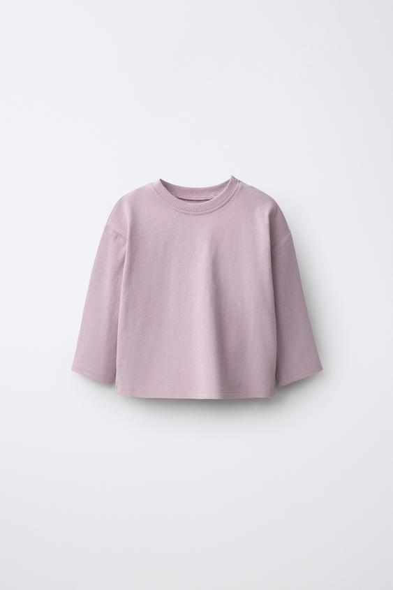 PLAYERA LISA - Morado de Zara - Imagen 0
