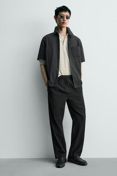 MOCASSIM DE VESTIR COM TIRA - Preto da Zara - Imagem 0