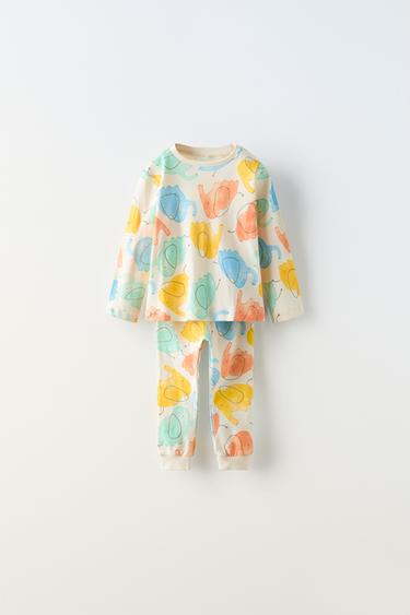 2-6 AÑOS/ PIJAMA ELEFANTES - Multicolor de Zara