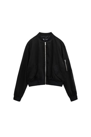 CROPPED BOMBER JACKET