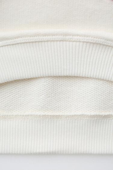 SWEAT À CERISES BRODÉES - Écru de Zara - Image 3