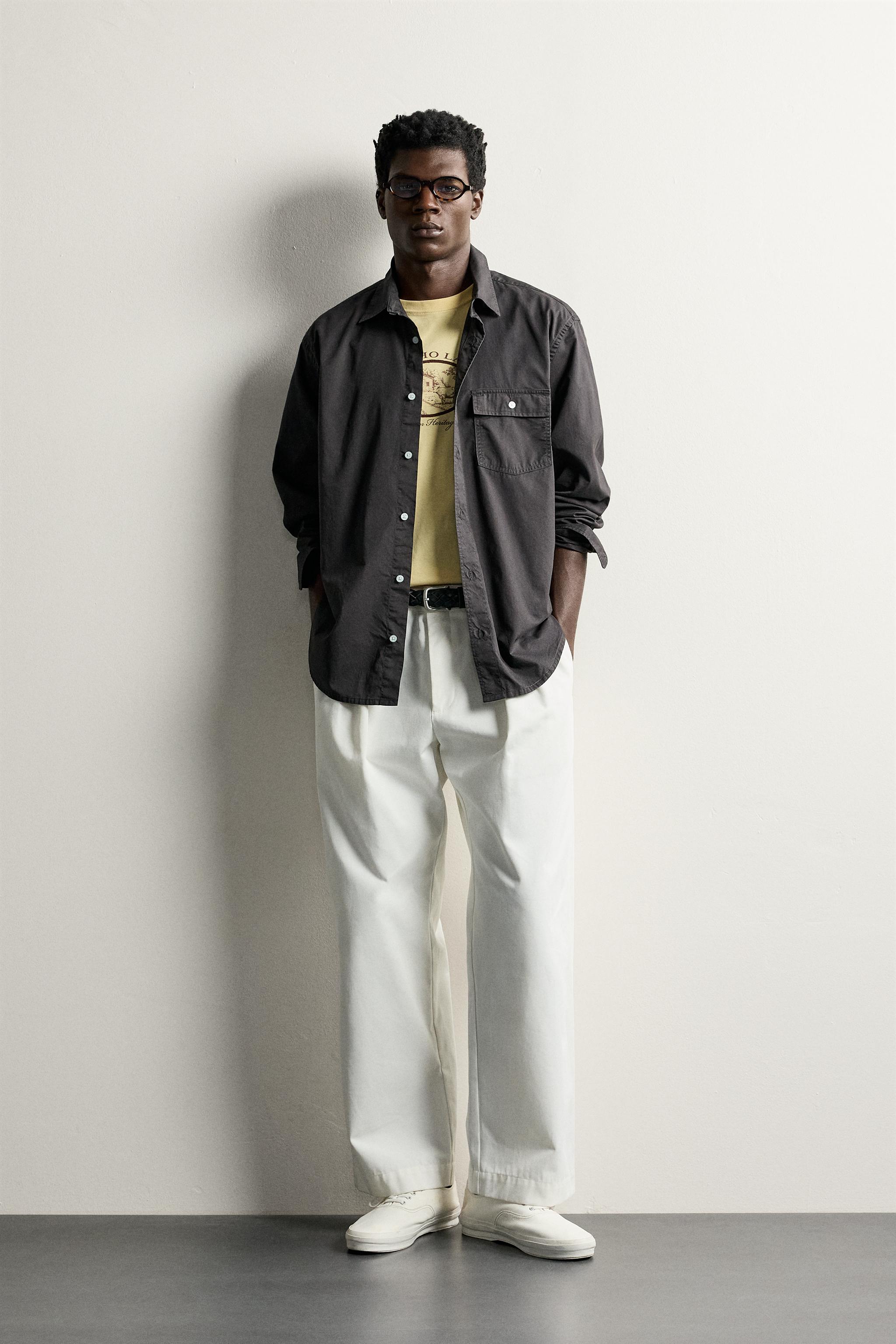 RELAXED FIT POCKET SHIRT