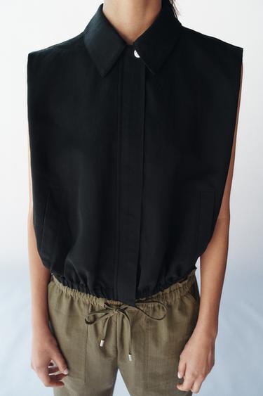 GILET BALLON - Noir de Zara - Image 3