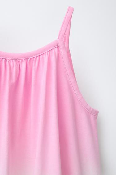 ROBE À BRETELLES TIE DYE - Rose de Zara - Image 2