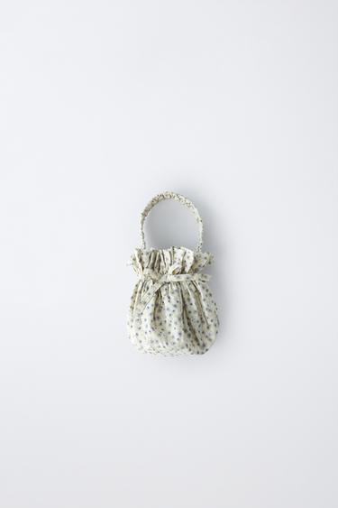 FLORAL PRINT MINI HANDBAG - Ecru by Zara