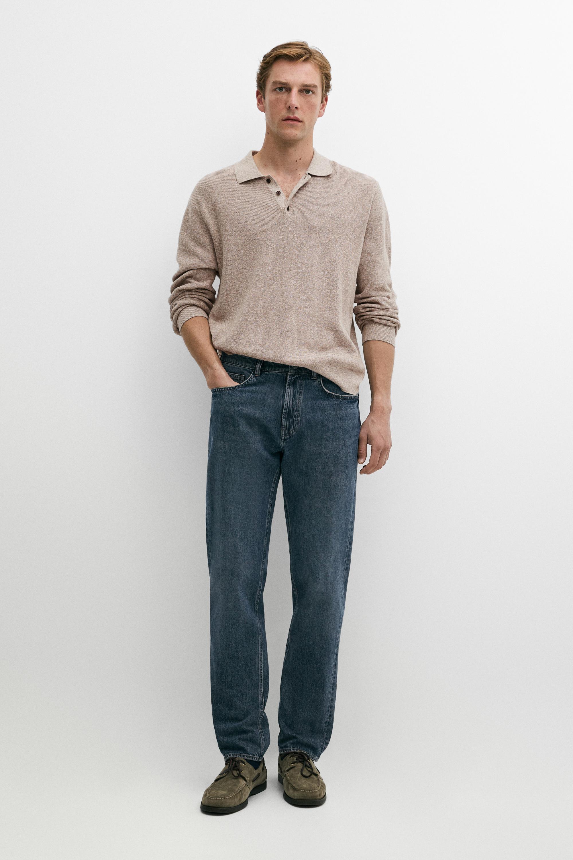 Tapered fit jeans — Blue
