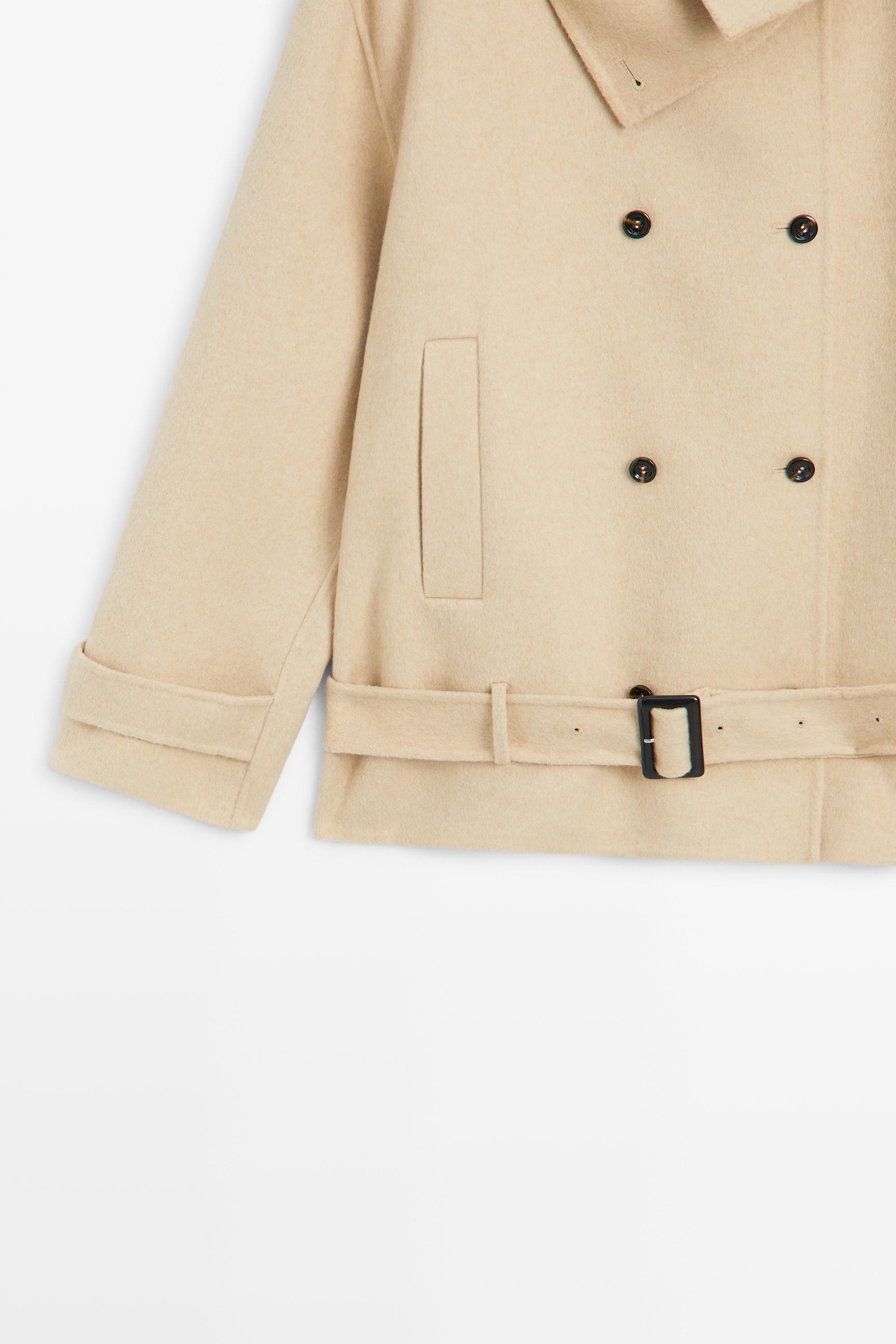 Trench-coat avec détail ceinture