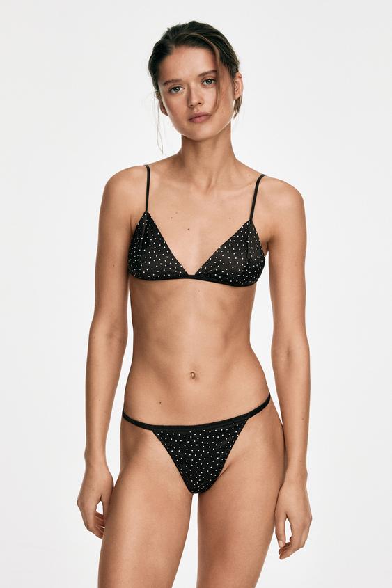Polka dot bra from Zara - $90