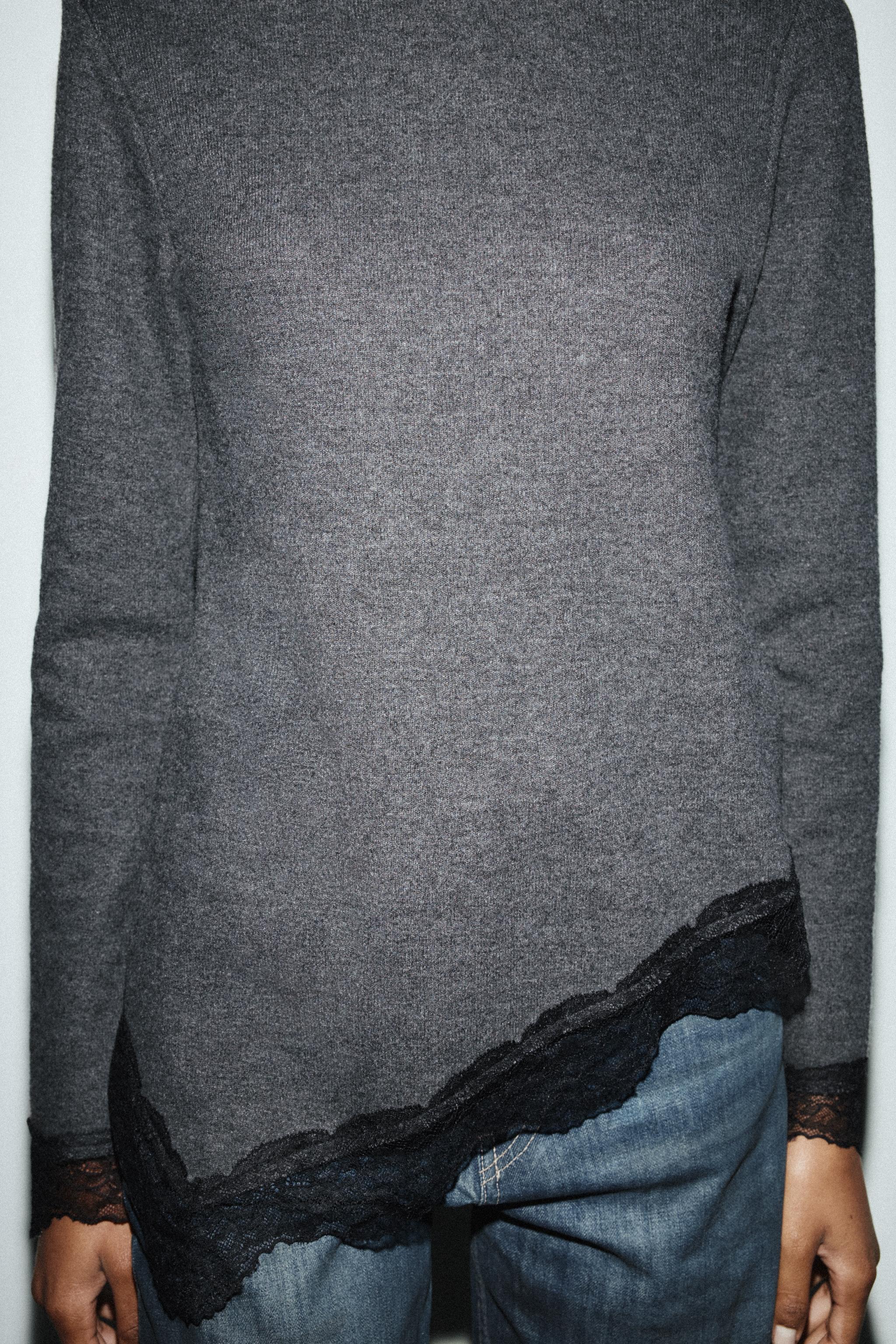 TOP EFFET DOUX EN DENTELLE