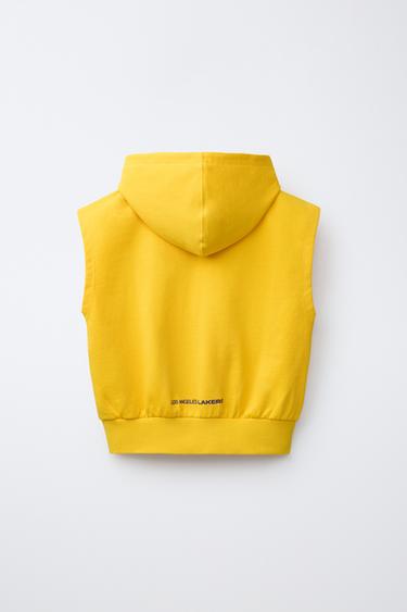 SWEAT GILET À CAPUCHE NBA - LOS ANGELES LAKERS - Jaune de Zara - Image 1