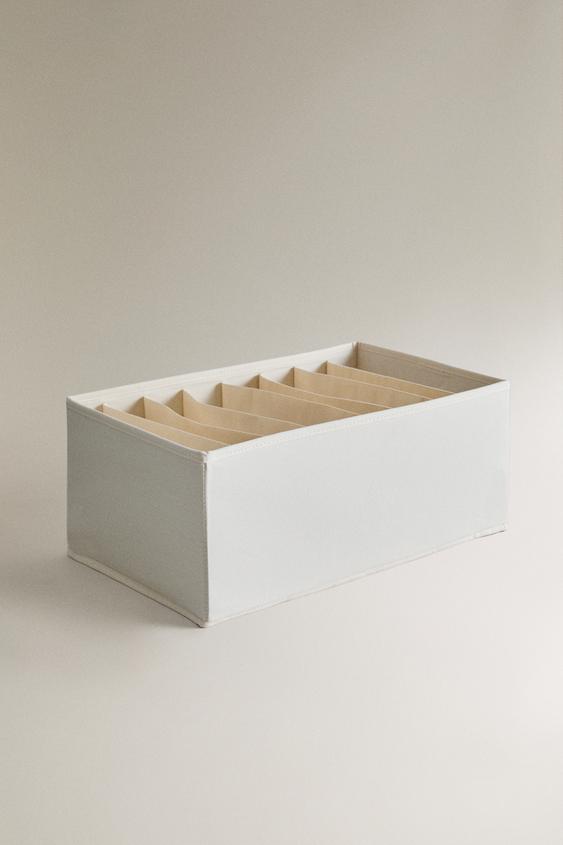 TEXTILE T-SHIRT ORGANISER - Light beige by Zara - Image 0