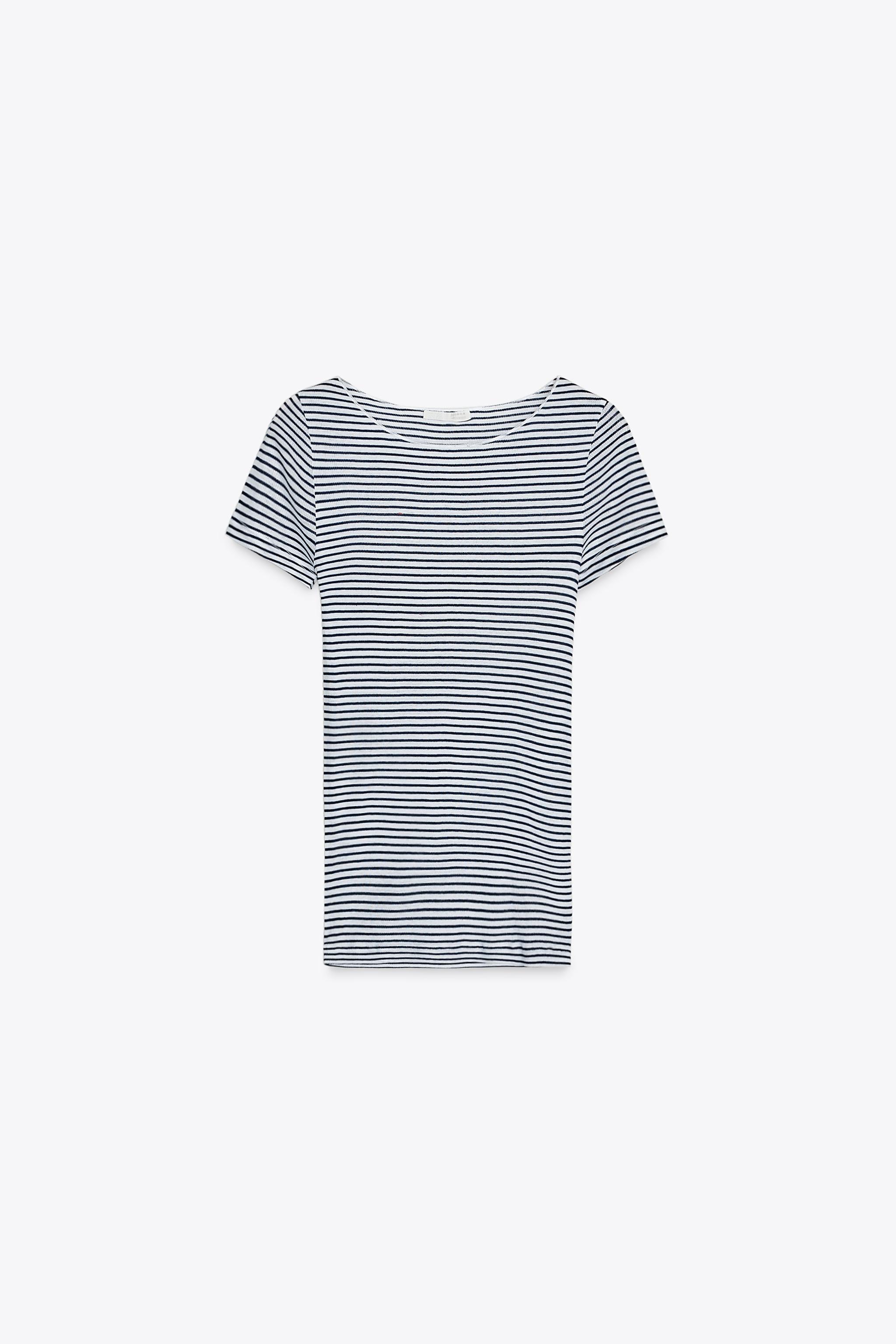 【2plan】25SS★ [LANARCH] Stripe U-Neck Short Sleeve T-Shirt 2PLAN