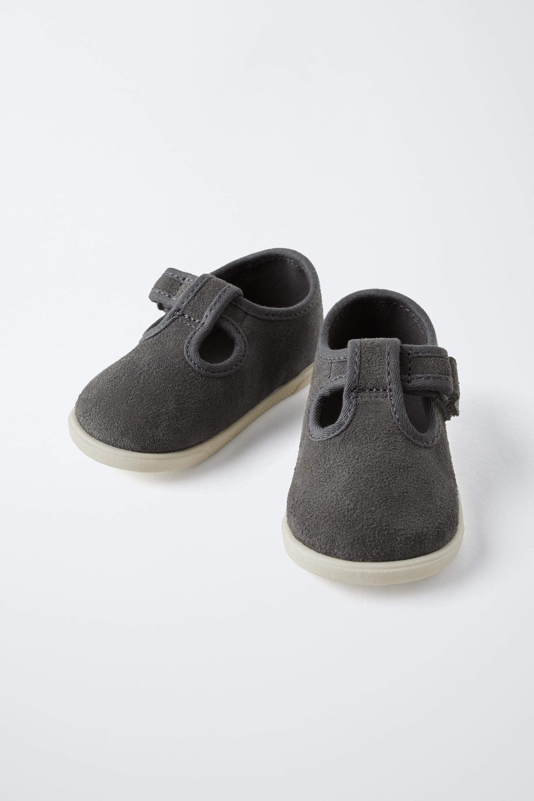 BAREFOOT LEATHER OXFORD SHOES - Pearl gray | ZARA United States