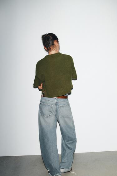 SHORT SLEEVE KNIT SWEATER - only one by Zara - Image 4
