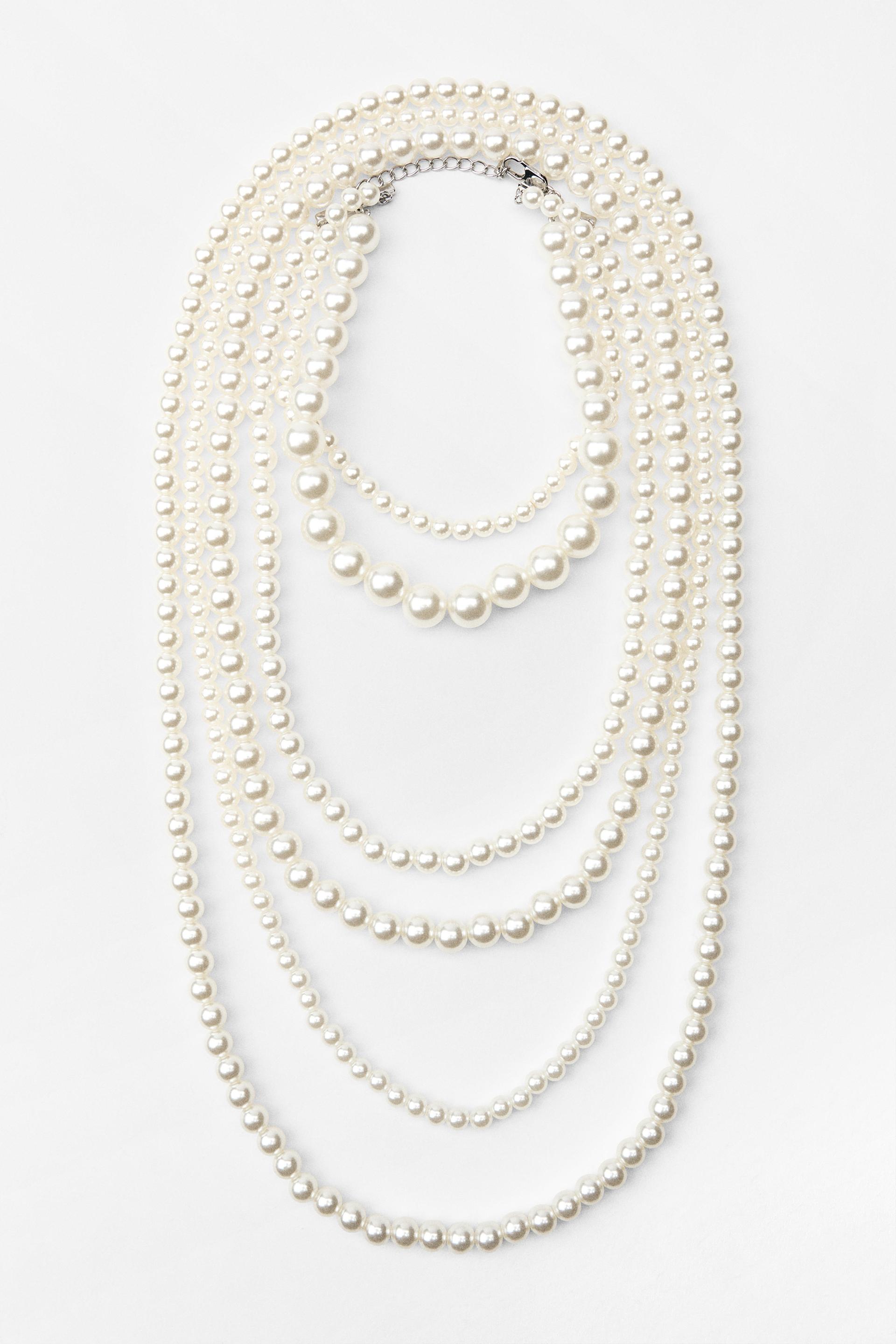 PACK OF MULTI-FAUX-PEARL NECKLACES