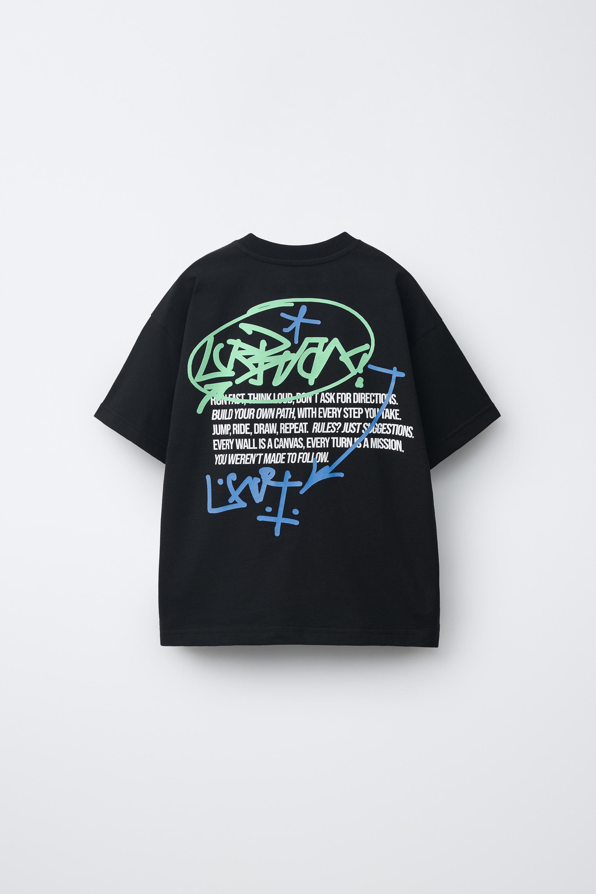 GRAFFITI PRINT T-SHIRT