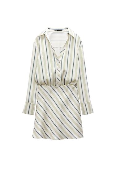 STRIPED MINI DRESS