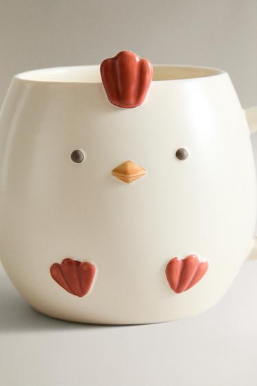 KIDS’ HEN PORCELAIN MUG - Multicoloured by Zara - Image 3