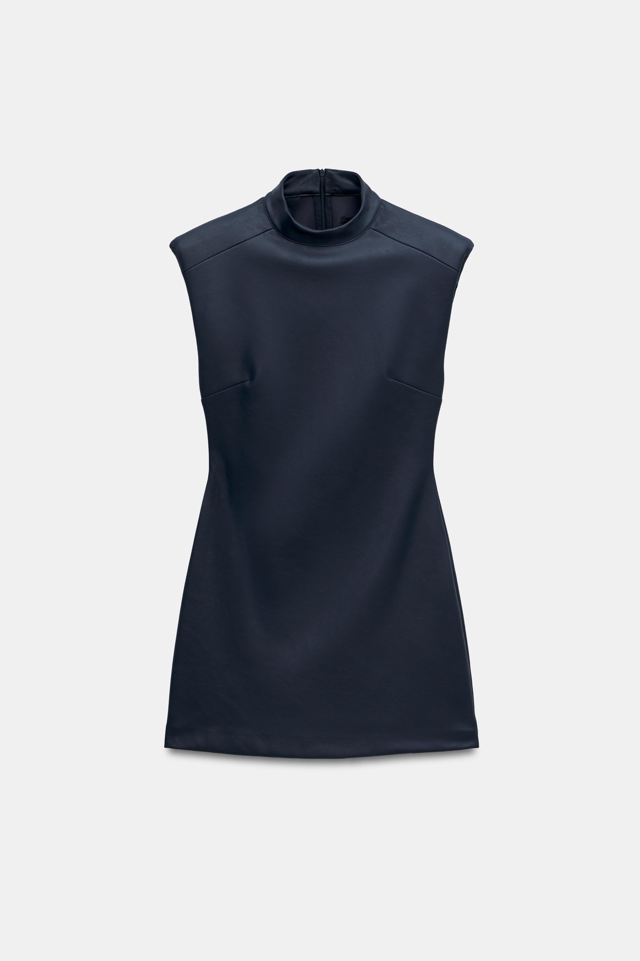 ROBE COURTE MATIÈRE SYNTHÉTIQUE