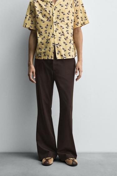 FLARE FIT TROUSERS HARRY LAMBERT FOR ZARA X DISNEY - Brown by Zara