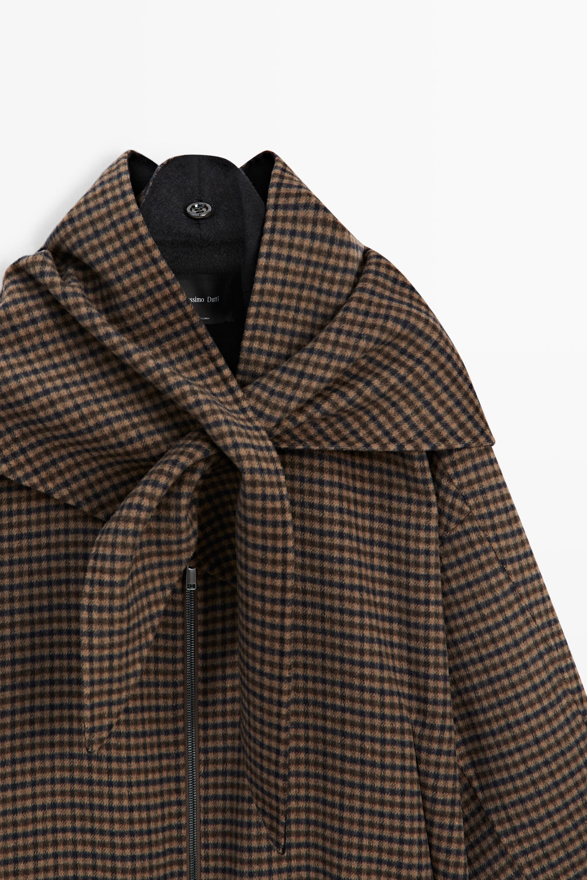 Veste bomber vichy avec foulard