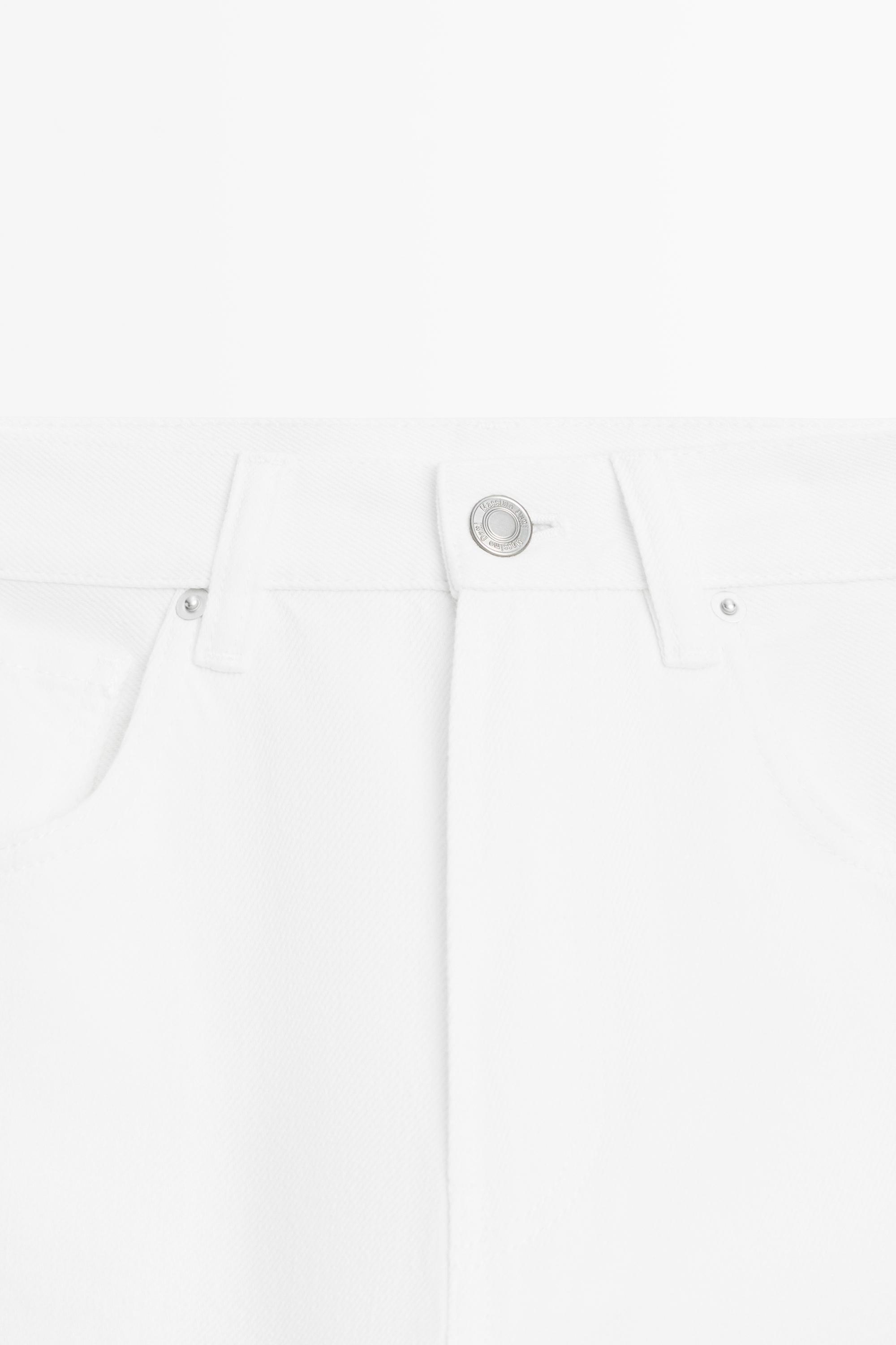 High-waist wide-leg jeans