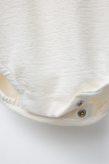 BARBOTEUSE GLACES VELOURS BOUCLÉ - Écru clair de Zara - Image 3