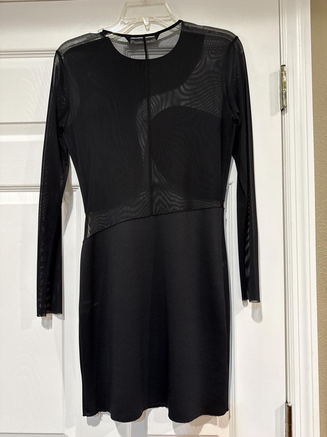 VESTIDO COMBINADO SEMITRANSPARENTE - Image 2