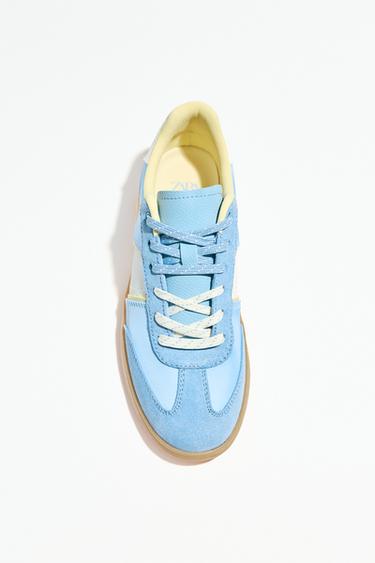 COLOURED SPORTS TRAINERS - Blue by Zara