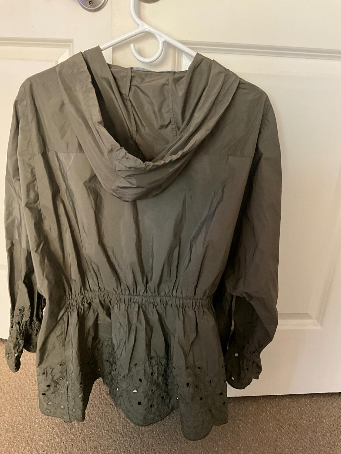 EMBROIDERED EYELET JACKET - Image 2