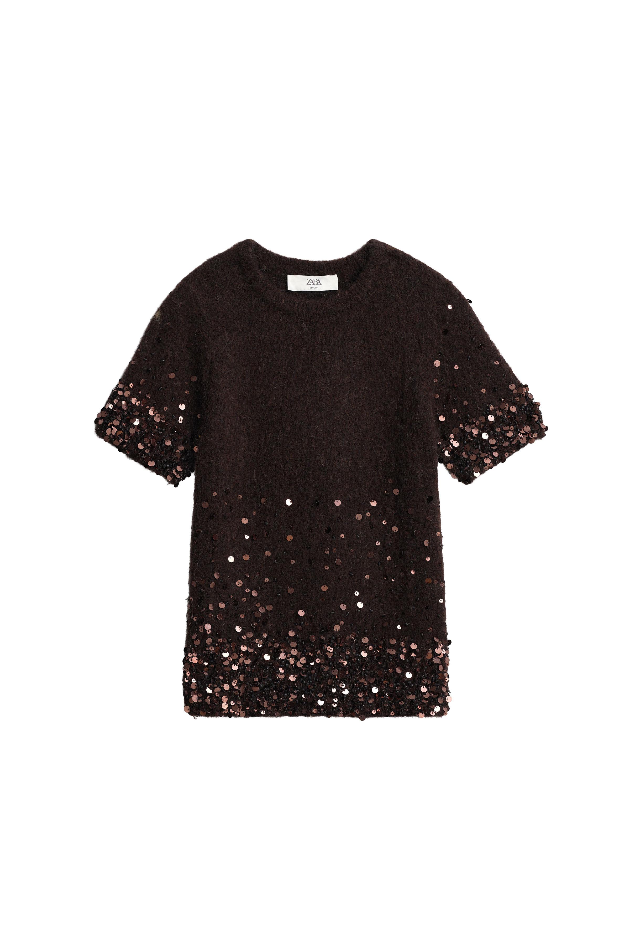 PULL AVEC LAINE ET ALPAGA SEQUINS LIMITED EDITION