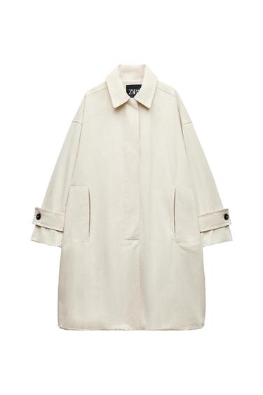 ZW COLLECTION TRENCH COAT WITH POCKETS