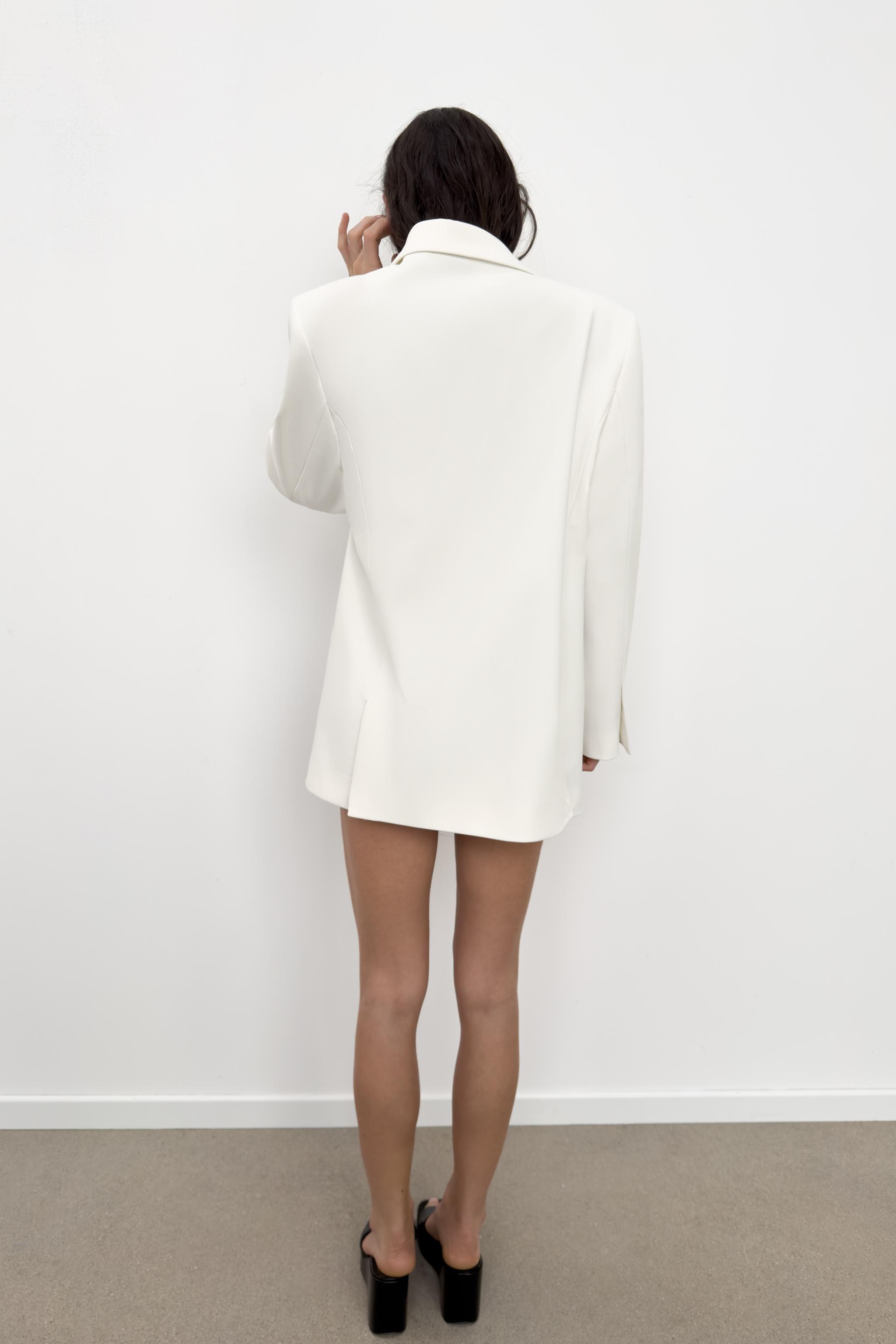 VESTE OVERSIZE À BOUTONNAGE CROISÉ