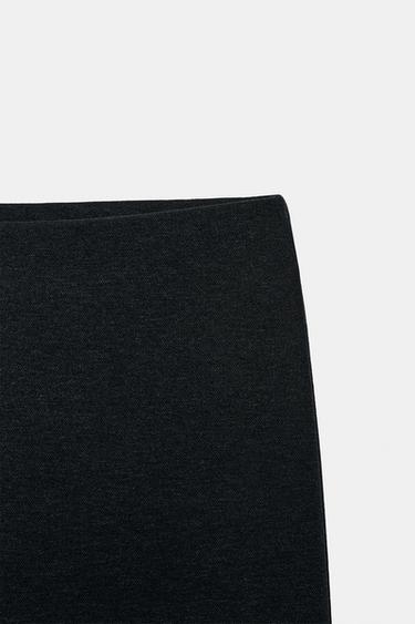 INTERLOCK FLARE TROUSERS - Black by Zara - Image 6