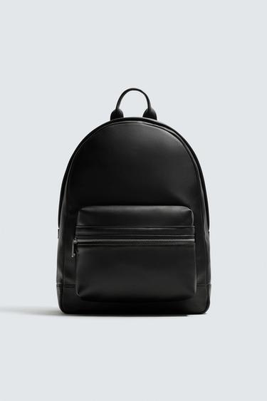 TEXTURED BACKPACK - Black by Zara - Image 0