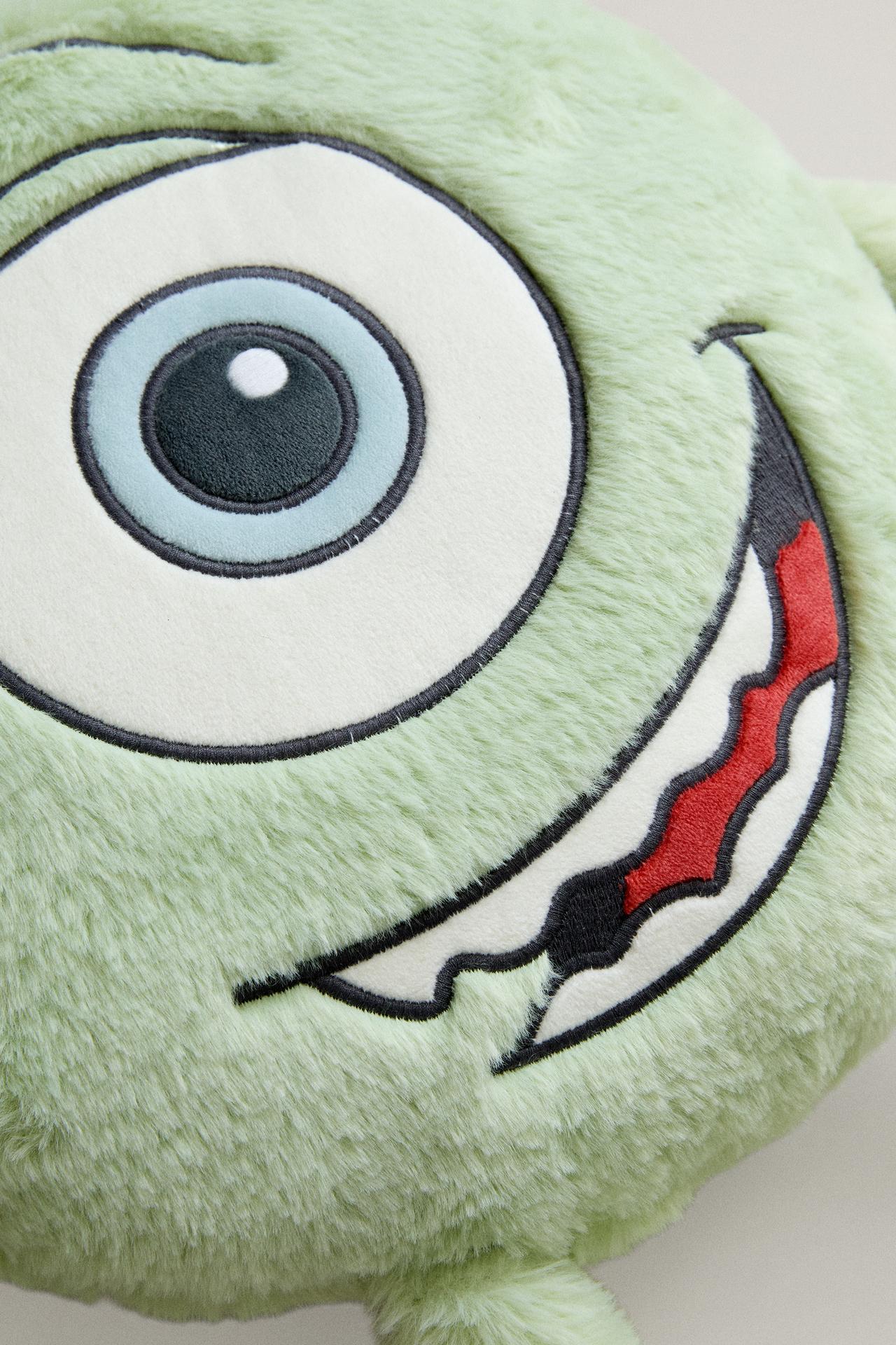MIKE WAZOWSKI MONSTERS, INC. ©DISNEY/PIXAR KIDS' CUSHION — Green