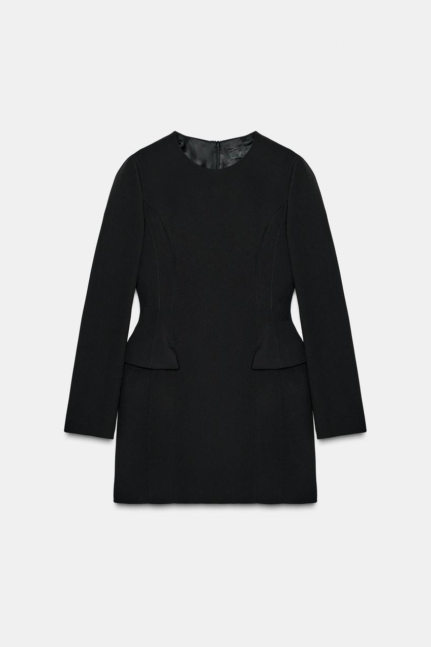 zara black long sleeve mini dress Shona Joy Mona Long Sleeve Mini Dress
