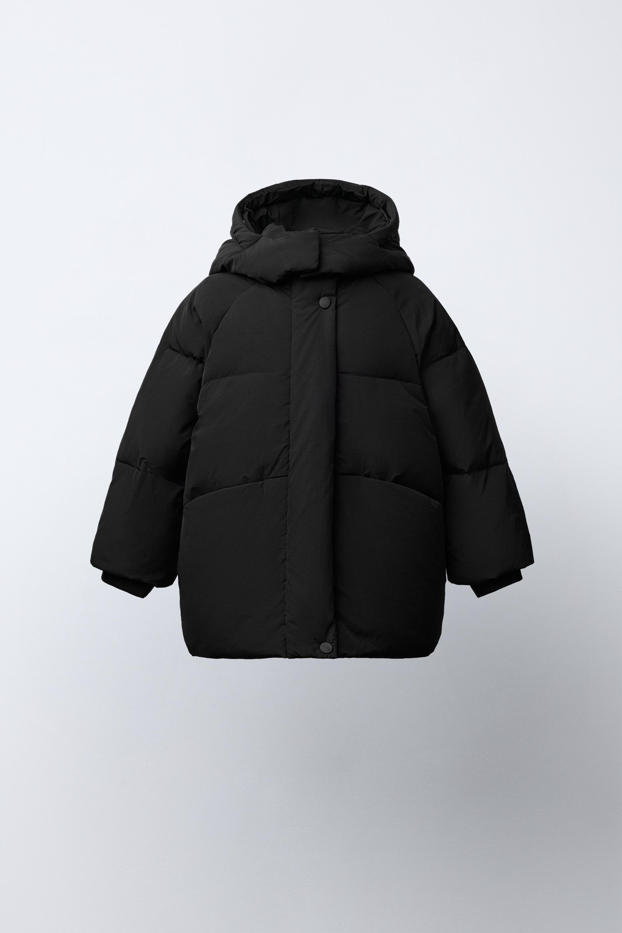 DOUDOUNE EN PLUME ET DUVET DÉPERLANTE AVEC CAPUCHE EFFET FOURRURE AMOVIBLE