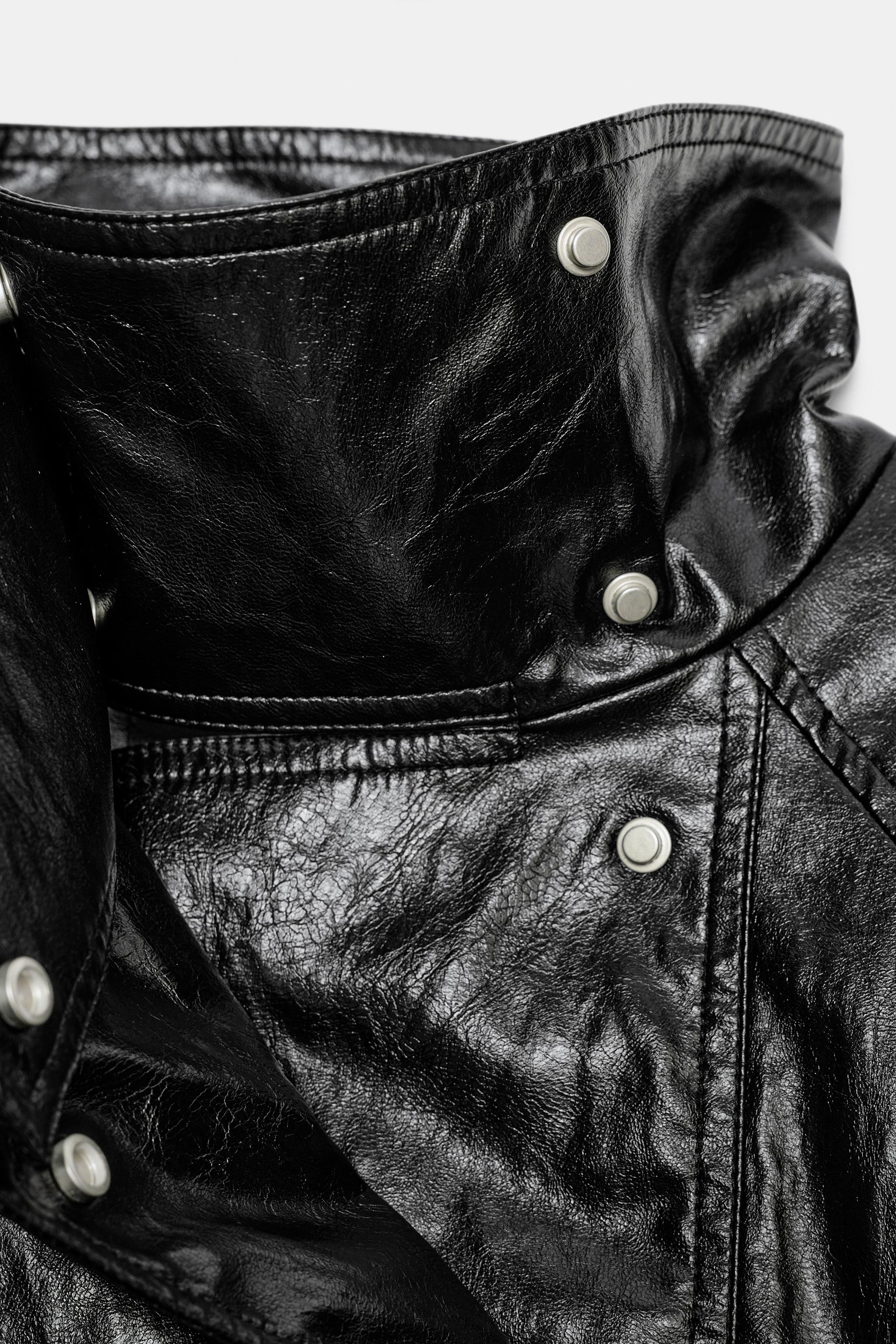 ZW COLLECTION シャイニージャケット - ブラック | ZARA Japan / 日本